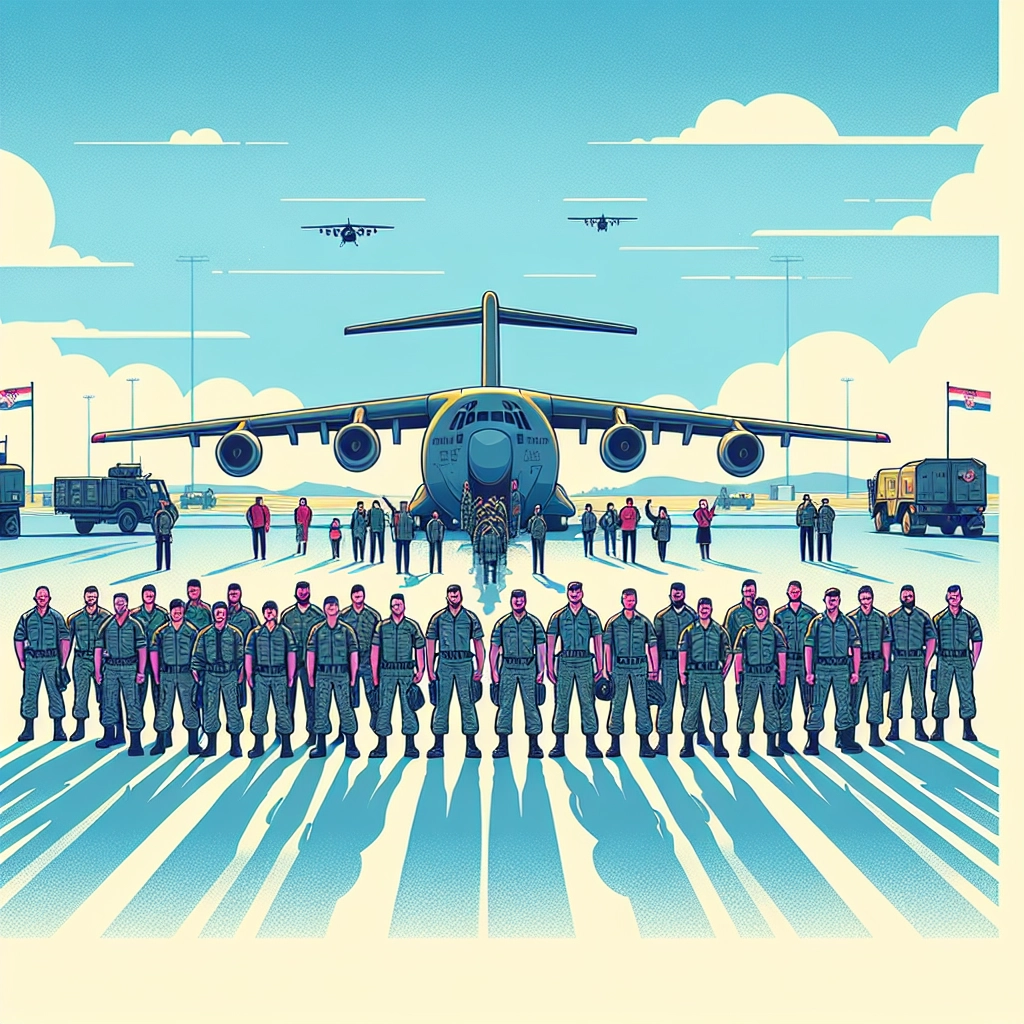 151 Croatian Soldiers Join NATO Mission in Kosovo