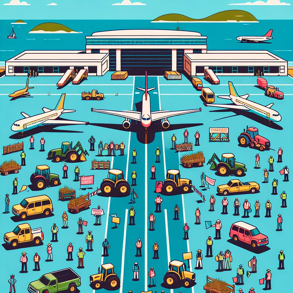 Crete farmers’ protest shuts Heraklion airport