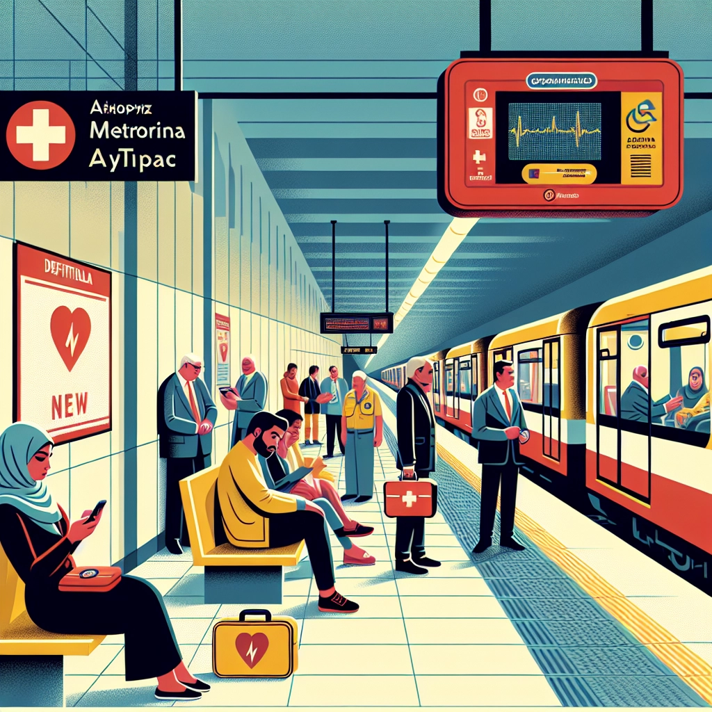 Defibrillators Installed in Athens Metro Stations