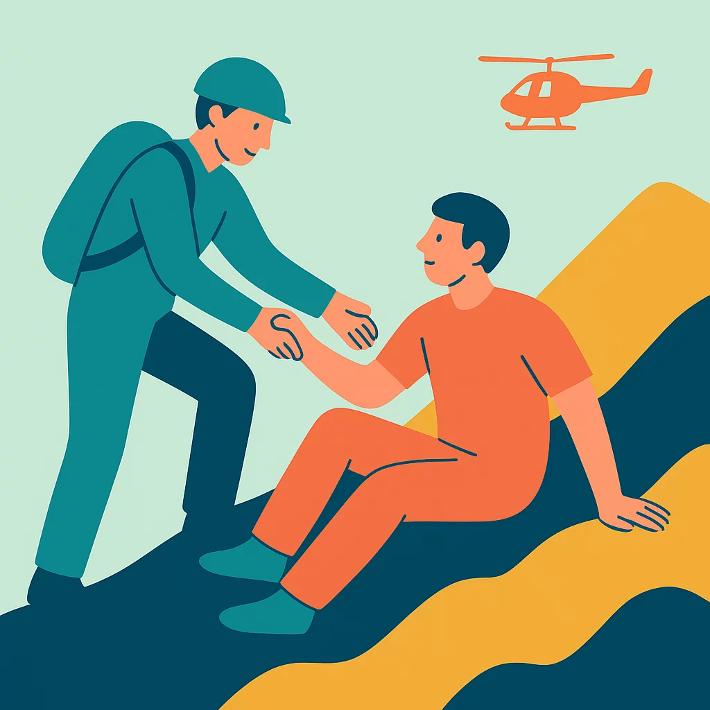 Dramatic Mountain Rescue on Mount Olympus