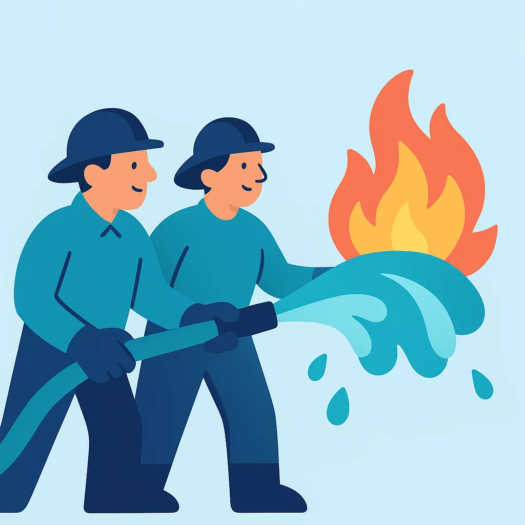Fire in Nea Peramos Brought Under Partial Control