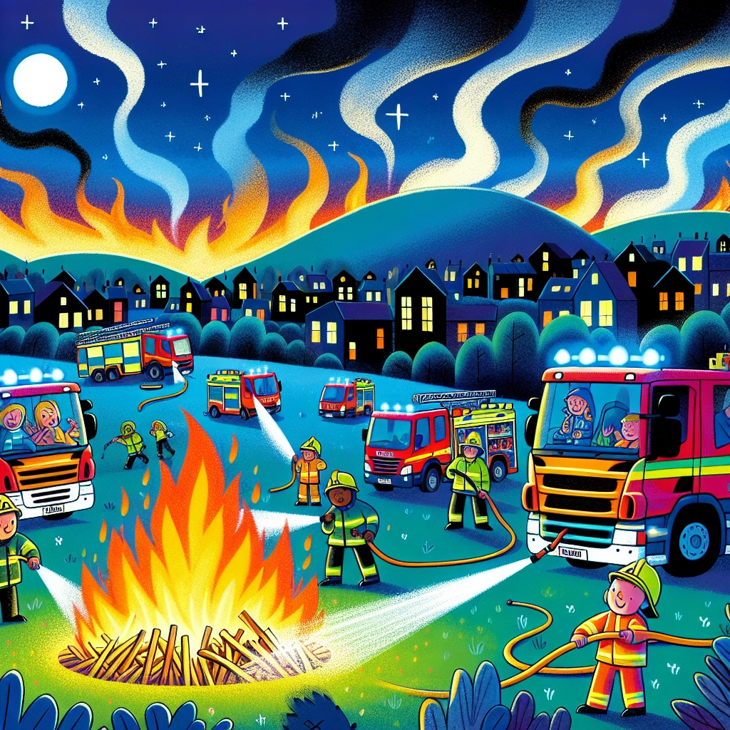 Fire in Nea Peramos Brought Under Partial Control
