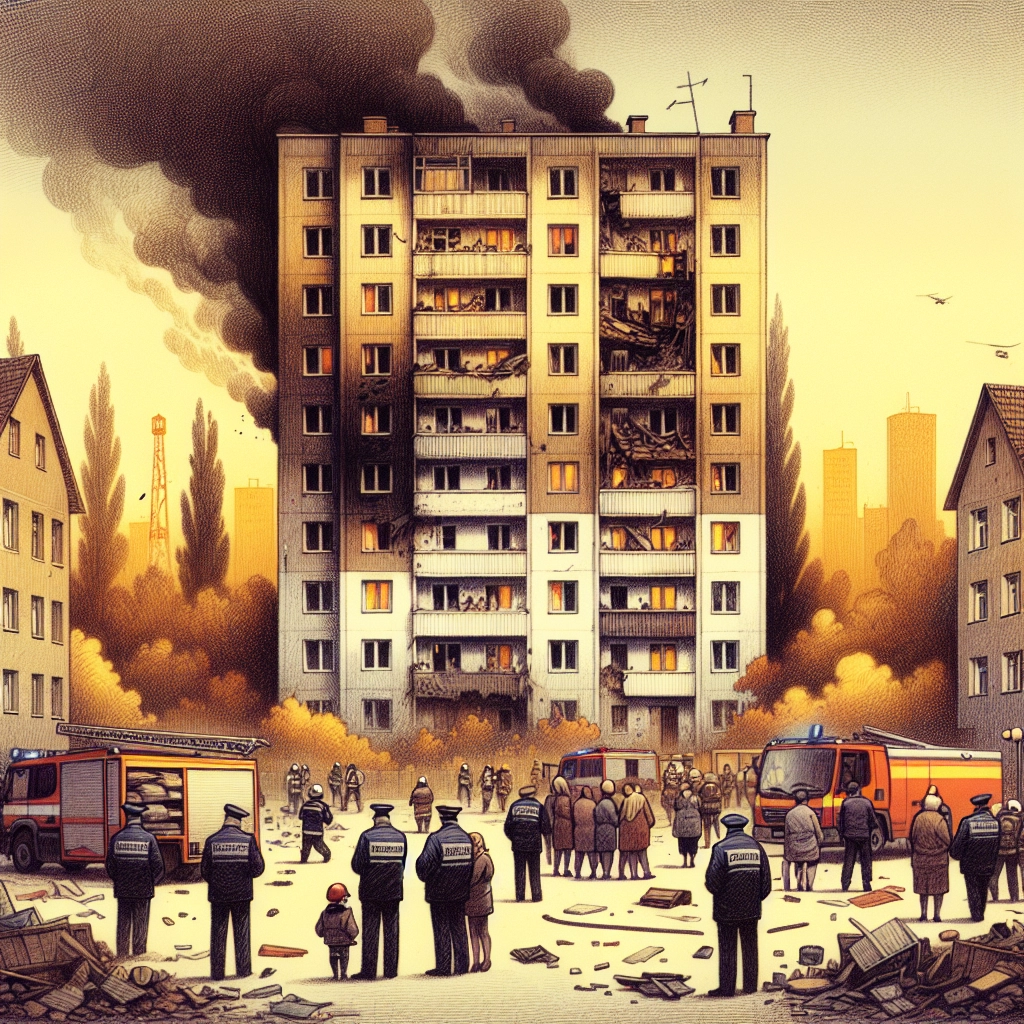 Gas Explosion Rocks Housing Block in Braniewo