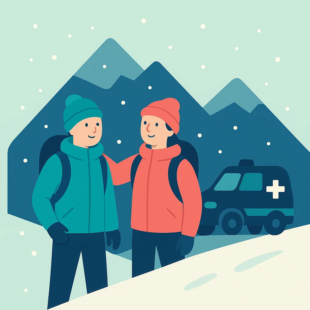 Hikers Rescued from Snowy Kallidromo by Greek EMAC
