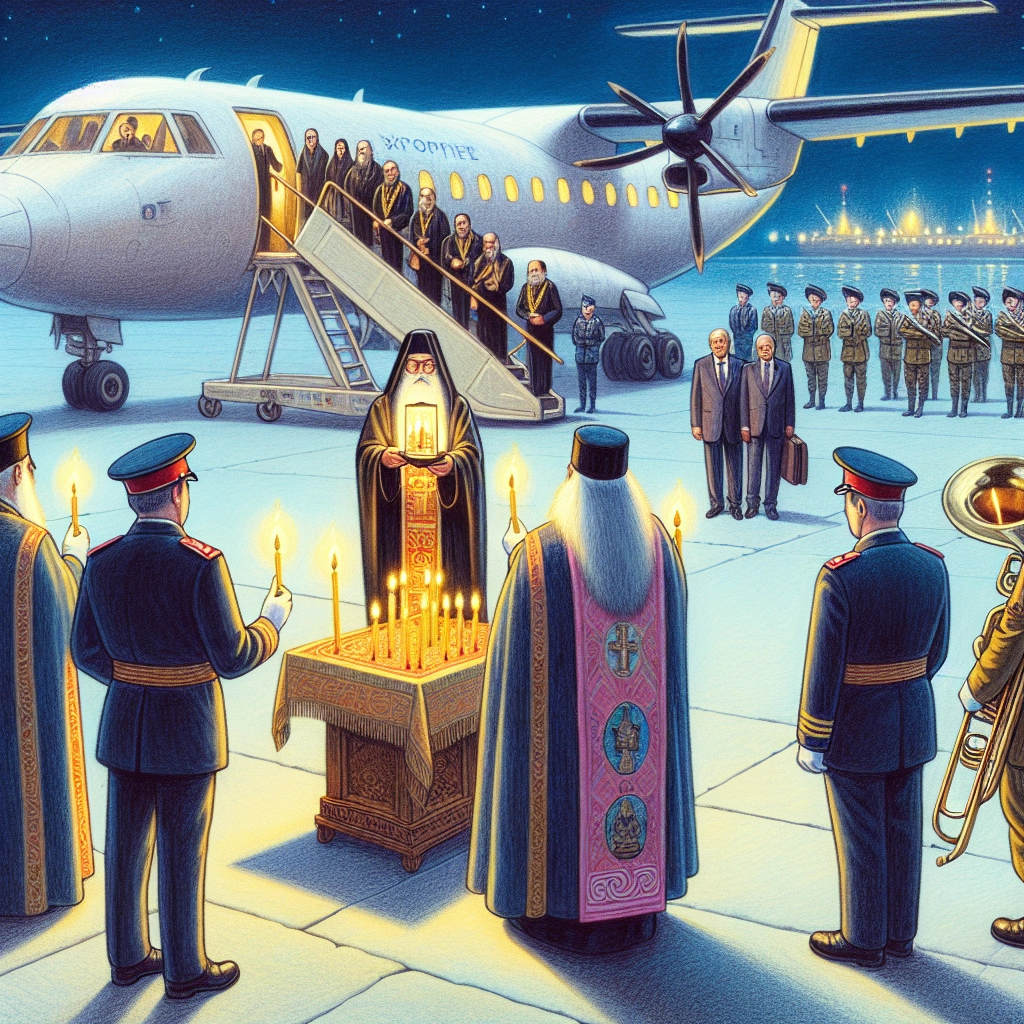 Holy Fire from Jerusalem arrives in Greece