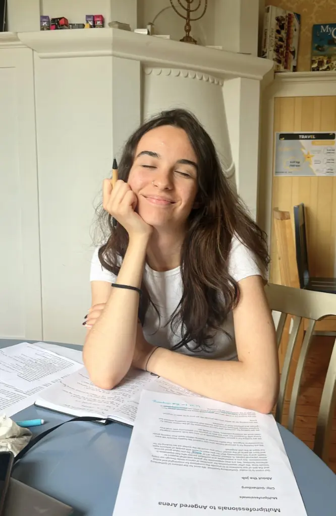 Croatian teacher Lorena