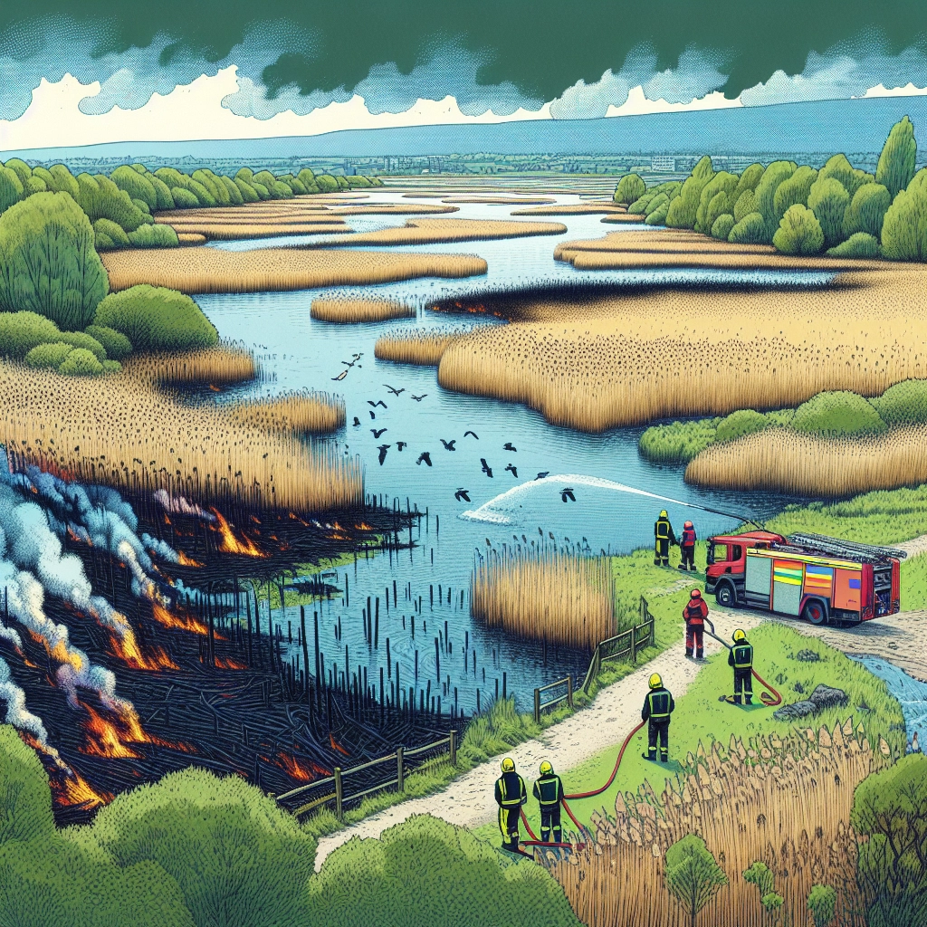 Major Fire Hits Neretva Wetland Bird Reserve