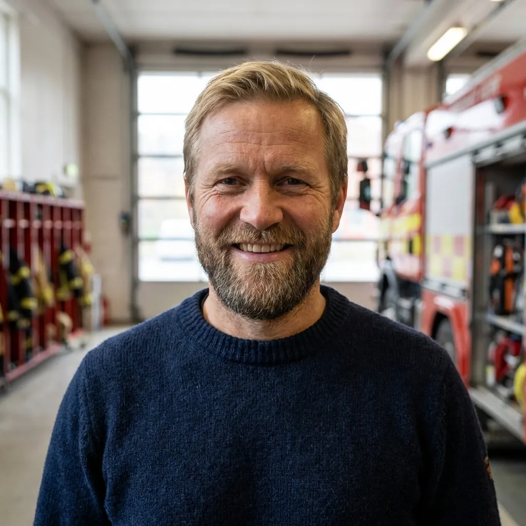 Håkon – norsk brannmann som lærer ukrainsk