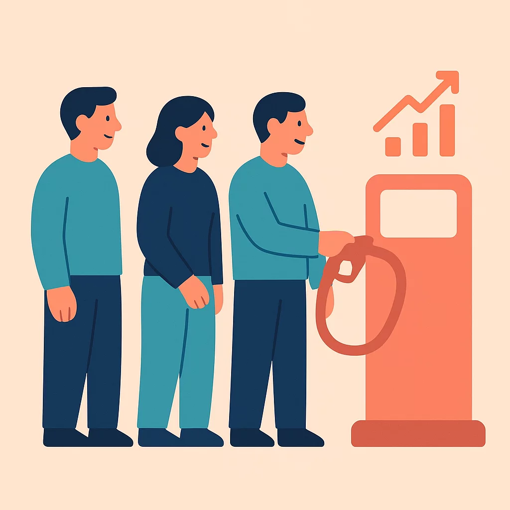 Queues at Croatian Petrol Stations Before Price Hike