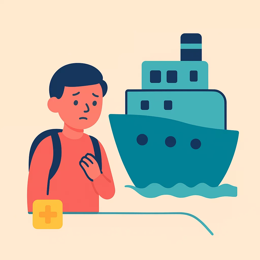 Ship Returns to Souda Due to Student Illness