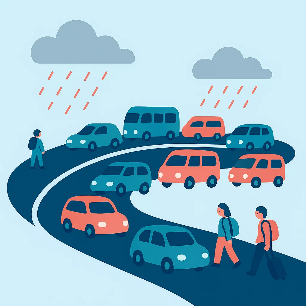 Traffic Chaos on Croatia's Coastal Highways