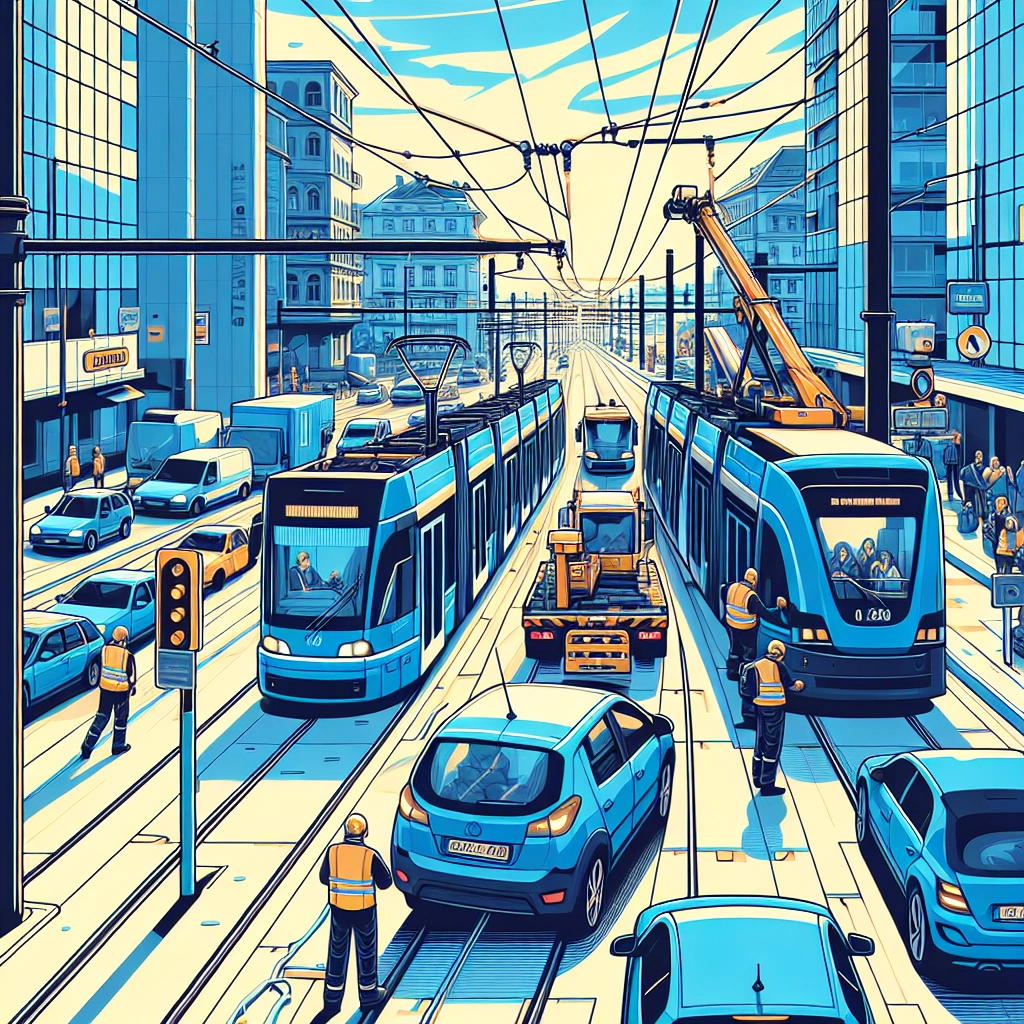 Truck Damages Cables, Zagreb Tram Traffic Disrupted