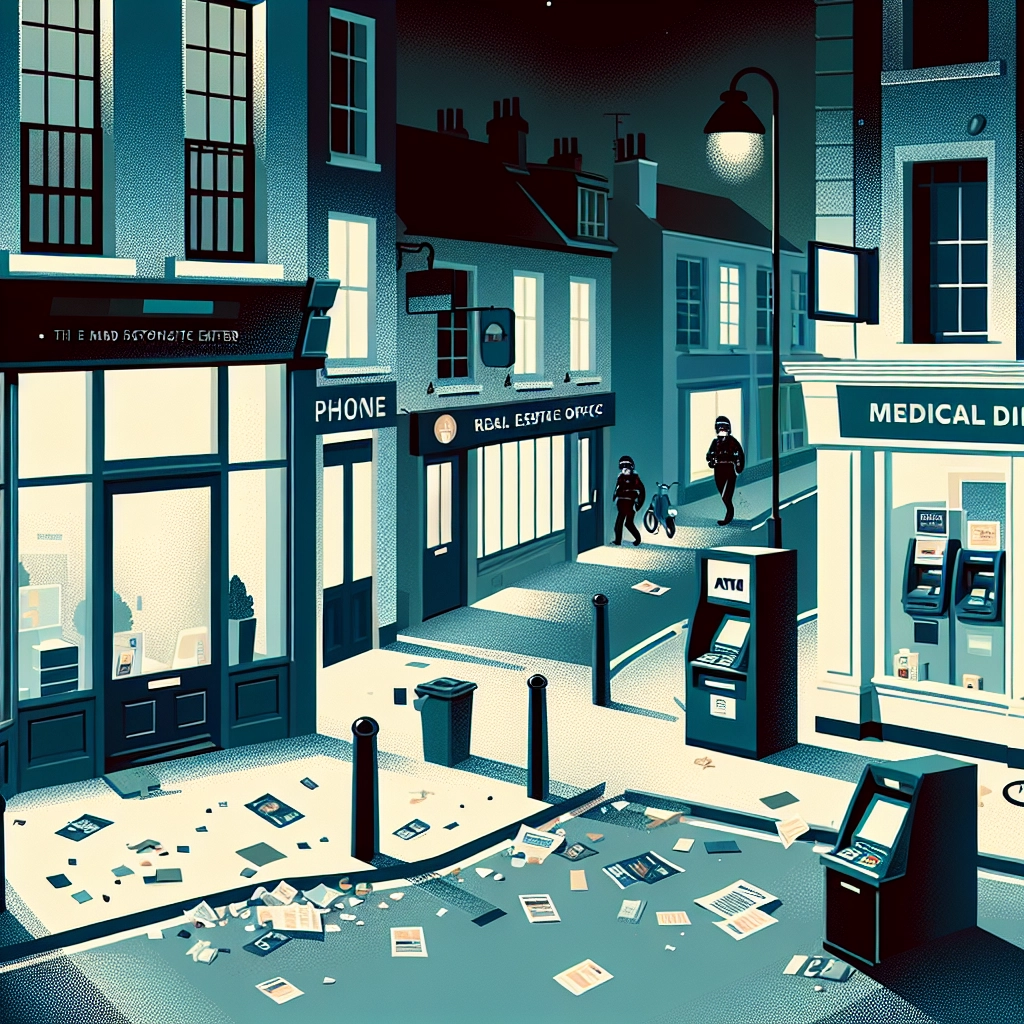 Vandalism Attack on Shops and ATM in Koukaki