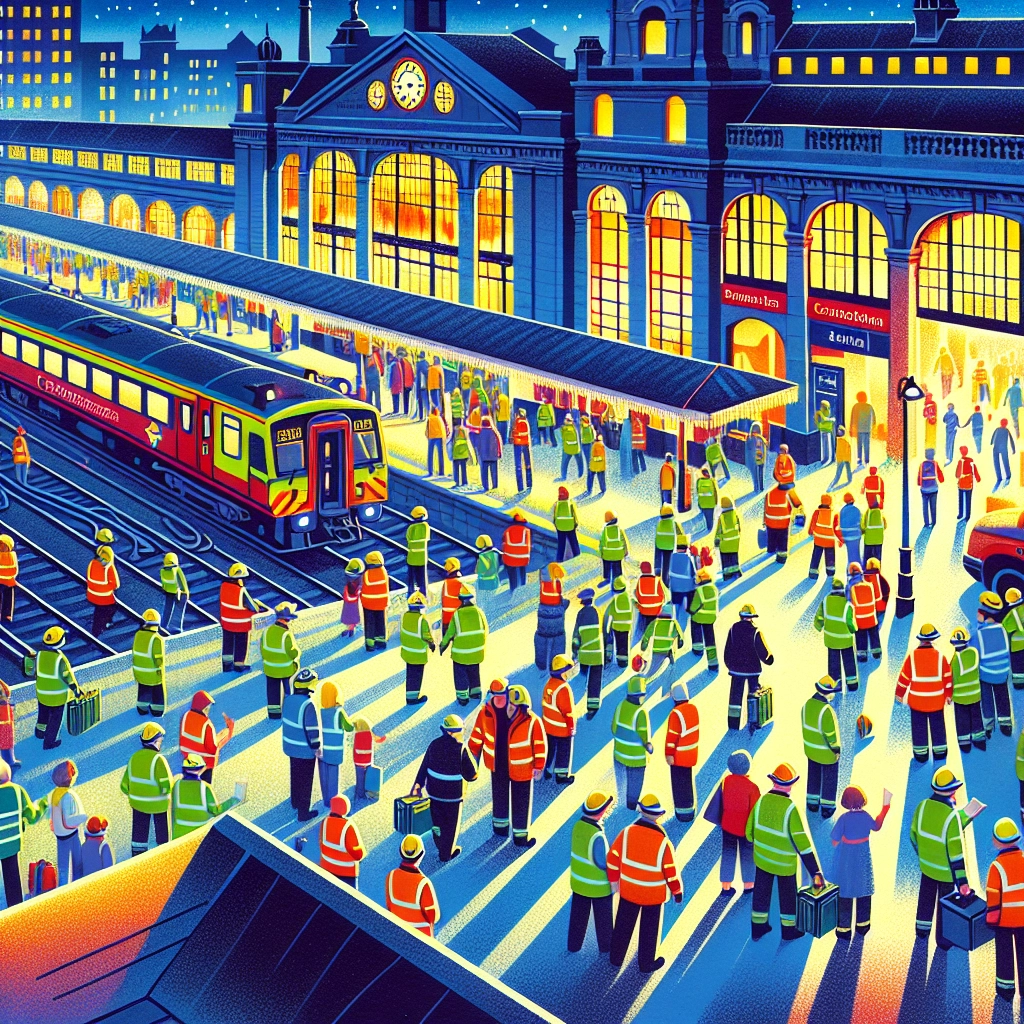 Warsaw East Station Undergoes Night-Time Evacuation Drill