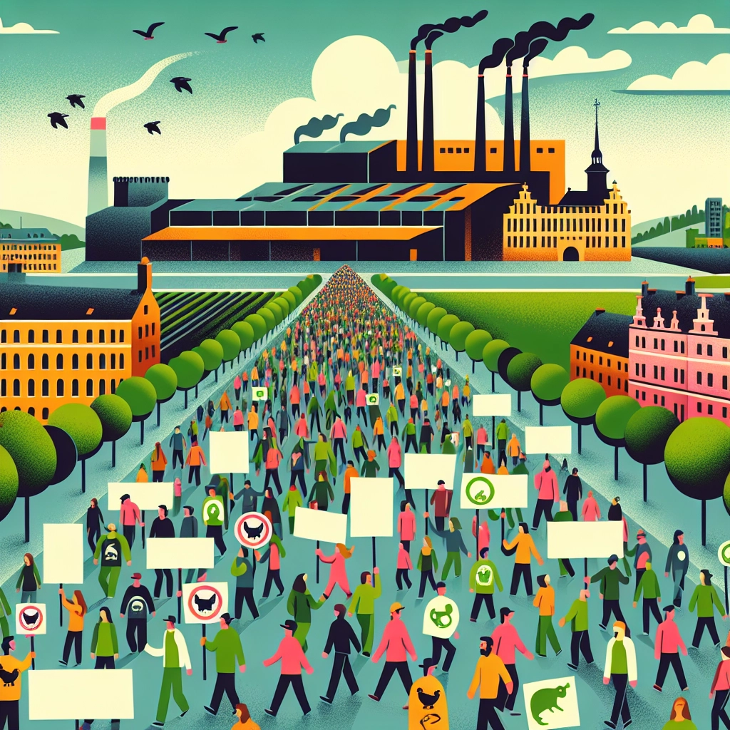 Zagreb protest targets Sisak chicken megafarm plan